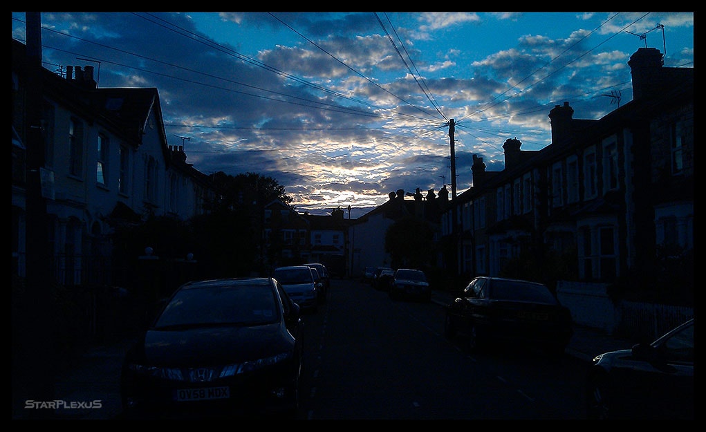 blue evening